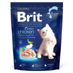 Brit Premium (Бріт Преміум) by Nature Cat Kitten Chicken - Сухий корм з куркою для кошенят всіх порід (1-12 міс) 300 г