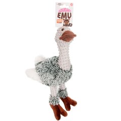Flamingo (Фламинго) Emu Plush - мягкая игрушка страус с пищалкой для собак 30 см