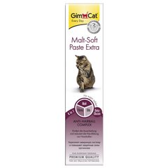 GimCat (ДжимКет) Malt-Soft Paste Extra - Паста для виведення шерсті та покращення моторики шлунку у котів 20 г