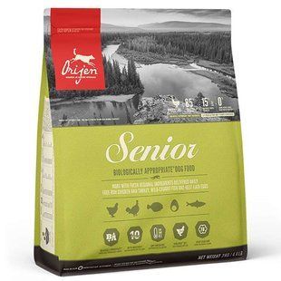 Orijen (Ориджен) Senior - Сухой корм с мясом цыплят и индейки для стареющих собак 2 кг