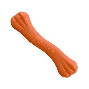 Jolly Pets (Джоллі Петс) FLEX-N-CHEW BONE - Iграшка гнучка кiстка Флекс-н-чу для собак, Помаранчевий, 3,5х21х3 см