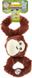 Jolly Pets (Джоллі Петс) TUG-A-MAL Monkey Dog Toy - Іграшка-пискавка Мавпочка для перетягування 8х27х10 см