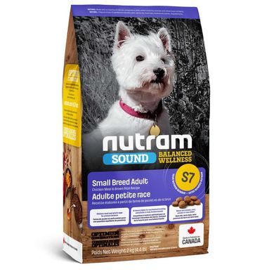 Nutram (Нутрам) S7 Sound Balanced Wellness Small Breed Adult Dog - Сухой корм с курицей для взрослых собак мелких пород 320 г