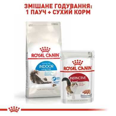 Royal Canin (Роял Канин) Indoor Long Hair - Сухой корм с птицей для длинношерстных кошек 400 г