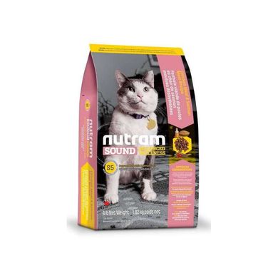 Nutram (Нутрам) S5 Sound Balanced Wellness Natural Adult&Senior Cat - Сухой корм с курицей и лососем для взрослых/пожилых котов 320 г