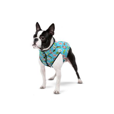 WAUDOG (Ваудог) WAUDOG Clothes - Курточка для собак з малюнком "Ліга Справедливості в блакитному " XS22 (20-22 см)