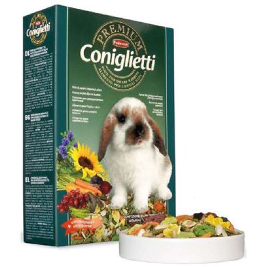Padovan (Падован) PREMIUM Coniglietti - Корм збалансований для декоративних кроликів 2 кг
