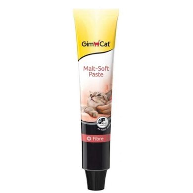 GimCat (ДжимКэт) Malt-Soft Paste Extra - Паста для выведения шерсти и улучшения моторики желудка у кошек 20 г