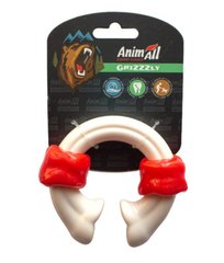 AnimAll (ЭнимАлл) GrizZzly - Игрушка-кость в форме кольца для собак 10,8х9,7х3,6 см