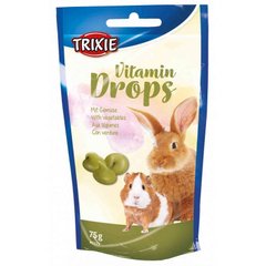Trixie (Трикси) Vitamin Drops - Витамин для кроликов и морских свинок с овощами 75 г
