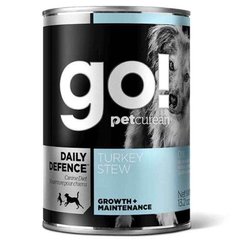 GO! (Гоу!) Daily Defence Turkey Stew - Консервированный корм с индейкой для собак всех возрастов 400 г