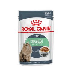 Royal Canin (Роял Канин) Digest Sensitive - Консервированный корм для кошек с чувствительным пищеварением (кусочки в соусе) 85 г