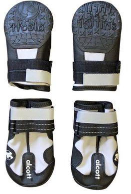 Alcott (Алкотт) Adventure Boots - Ботинки для собак с прочными резиновыми подошвами Extra small Серый