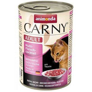 Animonda (Анимонда) Carny Adult Multi-Fleisch-Coctail - Консервированный корм с мультимясным коктейлем для взрослых котов (рубленное мясо) 200 г