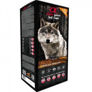 Alpha Spirit (Альфа Спирит) Multi-Protein - Полувлажный корм для собак (мультипротеин) 1,5 кг