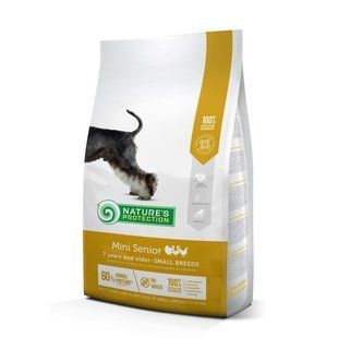 Nature's Protection (Нейчерз Протекшн) Mini Senior Small Breeds &ndash; Сухий корм з м'ясом птиці для літніх собак дрібних порід, 2 кг