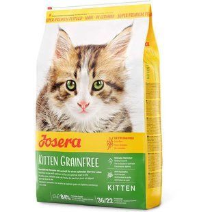 Josera (Йозера) Kitten Grainfree &ndash; Сухий беззерновий корм з домашньою птицею для кошенят, вагітних та кішок, що вигодовують кошенят, 2 кг