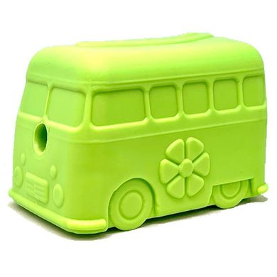 SodaPup (Сода Пап) Surf's Up Retro Van – Жевательная игрушка-диспенсер Ретро-фургон для лакомств из суперпрочного материала для собак L Розовый