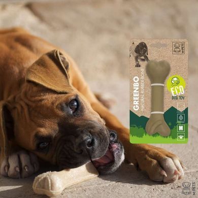 M-Pets (М-Петс) Greenbo Natural Rubber Bones &ndash; Игрушка жевательная из натурального каучука для собак S