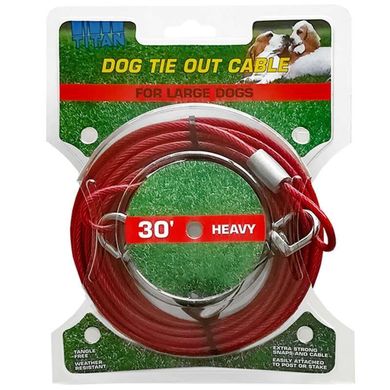 Coastal (Костал) Titan Heavy Cable - Суперпрочный кабель для привязи собак 6 м