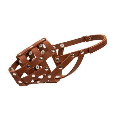 Намордник мягкий "CoLLaR" №2 (доберман, овчарка сука, далматин), коричневый, Коричневий