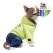 Pet Fashion (Пет Фешн) The Mood Pulse - Дощовик для собак (зелений/синій) XS (23-26 см)