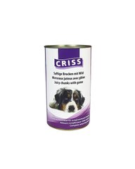 Criss (Крис) Wild Консерва для собак - Сочные куски оленины 1,24 кг