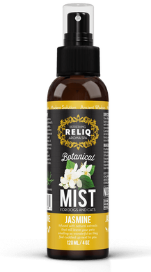 Reliq (Релік) Botanical Mist-Jasmine - Спрей-одеколон з ароматом жасмину для догляду та зволоження шерсті собак та котів 120 мл