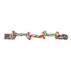 Trixie (Тріксі) Denta Fun - Мотузка вузлова з 4-ма вузлами (ігровий канат) 54 см