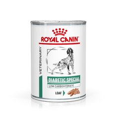 Royal Canin (Роял Канін) Diabetic Special Low Carbohydrate - Консервований корм, дієта для собак при цукровому діабеті (паштет) 410 г