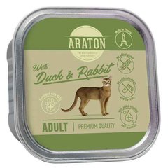 Araton (Аратон) Adult cat with Duck and Rabbit - Влажный корм с уткой и кроликом для взрослых котов 85 г