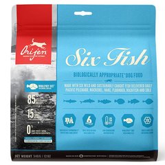 Orijen (Ориджен) Six Fish Dog - Сухой корм из мяса 6-и видов рыбы для собак всех пород и всех стадий жизни 6 кг
