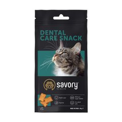 Savory (Сейворі) Snack Dental Care - Ласощі для котів подушечки для гігієни зубів 60 г