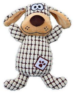 Trixie (Трикси) Dog Plush Toy - Мягкая игрушка для собак Собака в клеточку без пищалки, 26 см