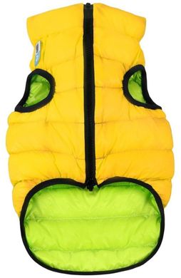 WAUDOG (Ваудог) AiryVest - Двустороння курточка для собак (жовта/салатова) XS22 (20-22 см)