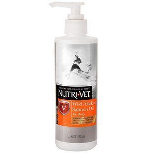 Nutri-Vet (Нутри-Вет) Wild Alaskan Salmon Oil - Масло лосося, витаминная добавка для собак 192 мл