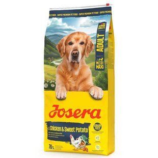 Josera (Йозера) Medi/Maxi Adult Chicken&Sweet Potato - Сухий беззерновий корм з куркою для собак середніх та великих порід, 12,5 кг