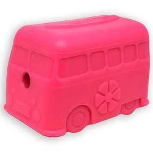 SodaPup (Сода Пап) Surfs Up Retro Van &ndash; Жевательная игрушка-диспенсер Ретро-фургон для лакомств з супермицного материалу для собак, Зеленый, L