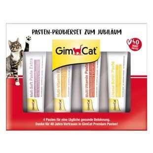 GimCat (ДжимКет) Pasten-Probierset Zum Jubilaum - Набір паст для котів 4х15 г