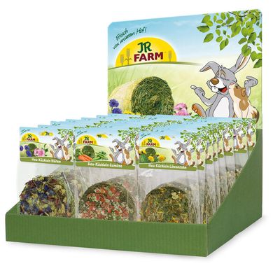 JR Farm (Джиэр Фарм) Hay-Cake Dandelion - Лакомство с одуванчиком для карликовых кроликов и грызунов 75 г