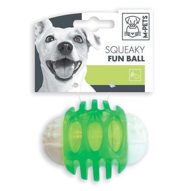 M-Pets (М-Петс) Squeaky Fun Ball Toy &ndash; Игрушка Весёлый скрипящий мячик для собак 6,7 см