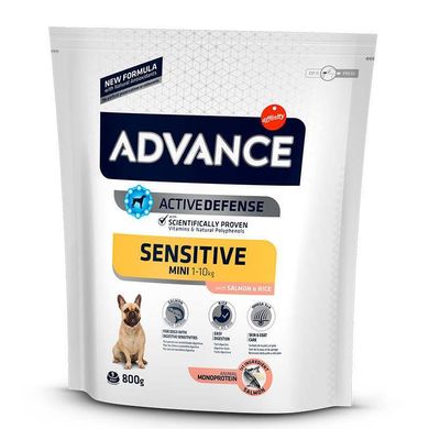 Advance (Едванс) Dog Sensitive Mini Salmon - Сухий корм з лососем для дорослих собак маленьких порід з чутливим травленням 3 кг
