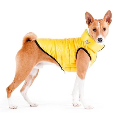 WAUDOG (Ваудог) AiryVest - Двусторонняя курточка для собак (желтая/салатовая) XS22 (20-22 см)