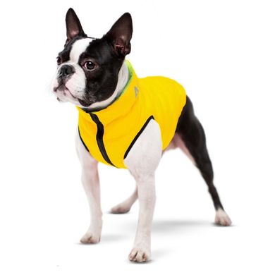 WAUDOG (Ваудог) AiryVest - Двусторонняя курточка для собак (желтая/салатовая) XS22 (20-22 см)