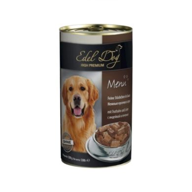 Edel (Едел) Dog Menu - Консервированный корм с индейкой и печенью для собак 400 г
