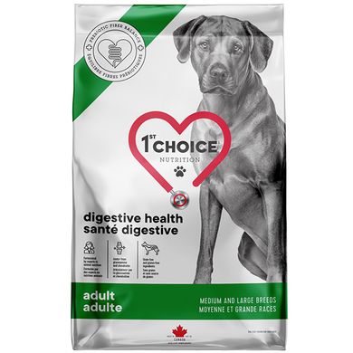 1st Choice (Фест Чойс) Adult Digestive Health Medium and Large - Сухий корм з куркою та бататом для дорослих собак середніх та великих порід з проблемами травлення 12 кг