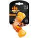 M-Pets (М-Петс) Carnivore Boomerang Bone - Игрушка Кость-бумеранг с ароматом бекона для собак, Оранжевый, 12,5x6,1х3,7 см