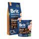 Brit Premium (Бріт Преміум) by Nature SENIOR S+M - Сухий корм з куркою для літніх собак дрібних і середніх порід, 3 кг
