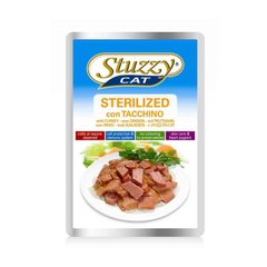 Stuzzy (Штузи) Cat Sterilized Turkey - Консервированный корм с индейкой для стерилизованных кошек (кусочки в соусе) 100 г