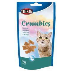 Trixie (Трикси) Crumbies with Malt - Лакомство с солодовой пастой для кошек 50 г